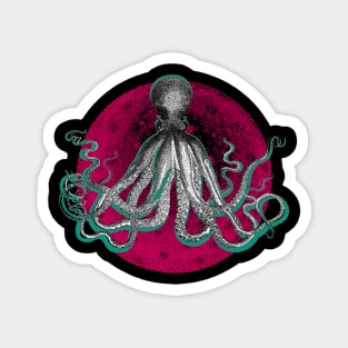 Space Alien Octopus Magnet