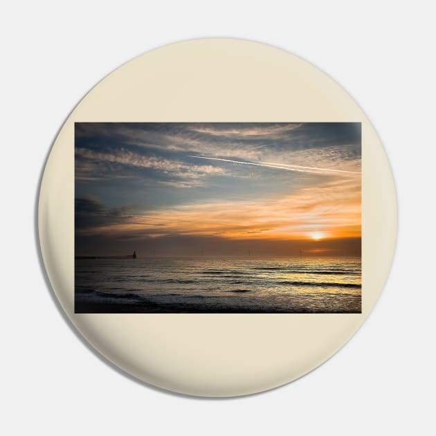 Northumbrian sunrise Pin by Violaman