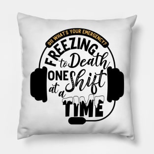 Funny Dispatcher for Police and Sheriff Dispatch Pillow