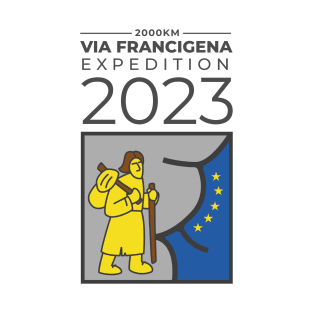 Via Francigena Expedition 2023 T-Shirt