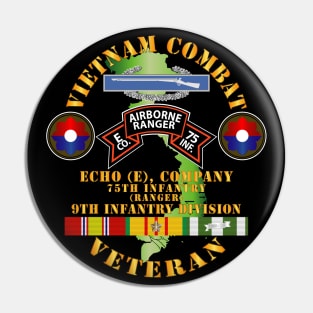 Vietnam Combat Vet - E Co 75th Infantry (Ranger) - 9th ID SSI Pin