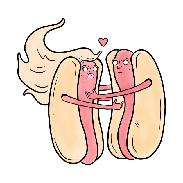 Hot dog Lovers by Sasha Banana 