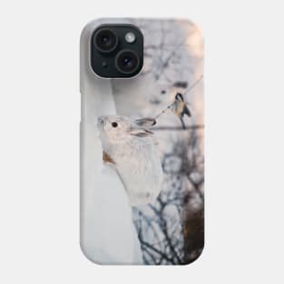 Snow Shoe Hare Phone Case