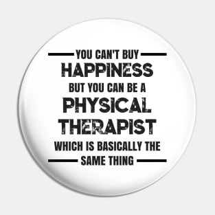 Funny Physical Therapy Love Design for Physical Therapists and Students Pin