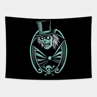 The Haunted Mansion Hat Box Ghost Tapestry