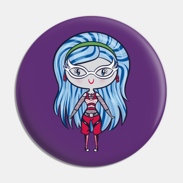 Ghoul Girl: Lil' CutiEs Pin by Ellador