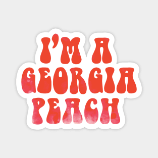 Georgia Peach Magnet