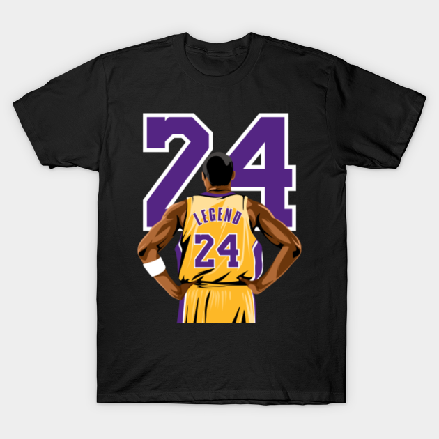 Bryant 24 LEGEND basketball - Kobe Bryant - T-Shirt | TeePublic
