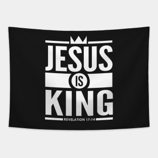 Jesus Is King Bible Scripture Verse Quote Christian Tapestry