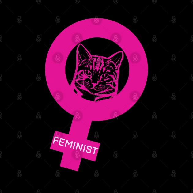 Cat knows feminist by Arnond