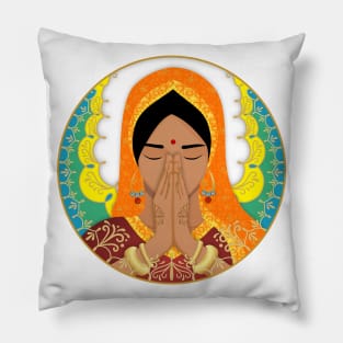 Mandala Namaste - Gratitude Pillow