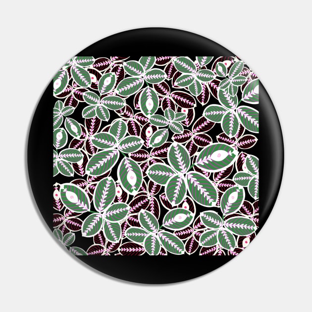 Witch's Maranta Plant Pin by INOGArt