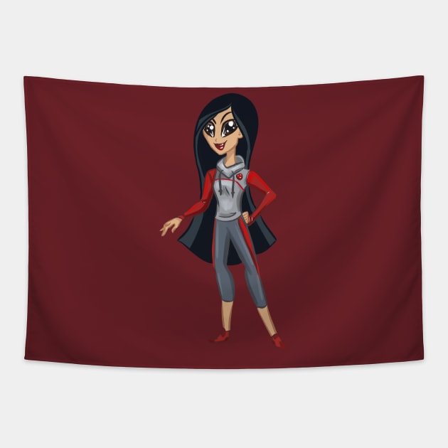 DC Super Hero Girls Tapestry by OCDVampire