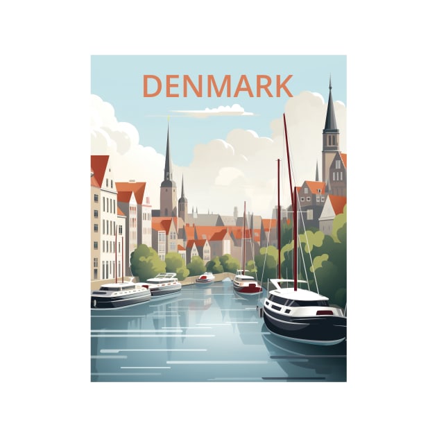 DENMARK by MarkedArtPrints