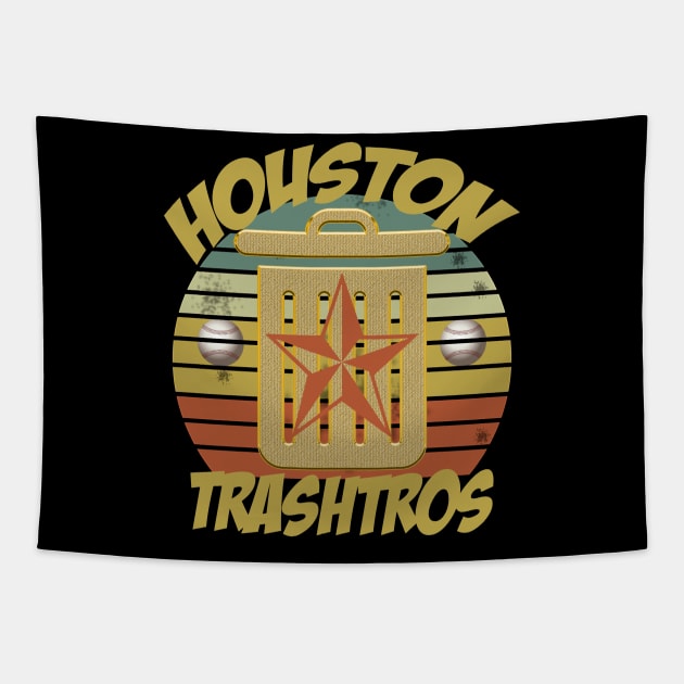 Houston Trashtros Asterisks Cheaters Trash Can | Poster