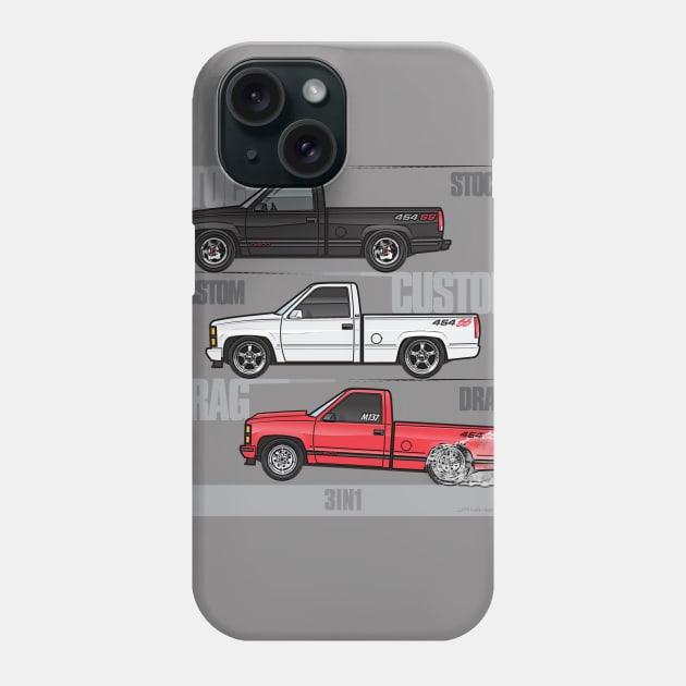 3in1 454ss trucks Phone Case by JRCustoms44