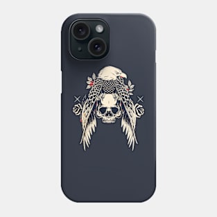 eagle skull Phone Case