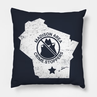 Madison Area Crime Stoppers Wisconsin Logo Pillow