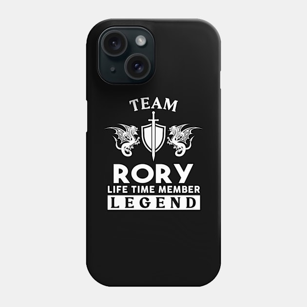 Rory Name T Shirt - Rory Life Time Member Legend Gift Item Tee Phone Case by unendurableslemp118