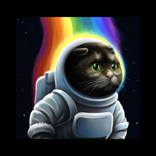 Rainbow Space Cat by Oviseon