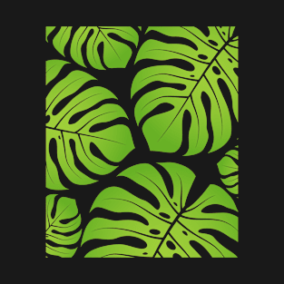 Green tropical leaves T-Shirt