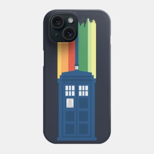 A New Doctor Is In The House - 13th Stripes Blue Police Box 1 Phone Case