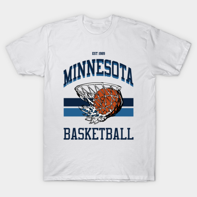 Discover Varsity Style Minnesota Basketball - Minnesota Timberwolves - T-Shirt