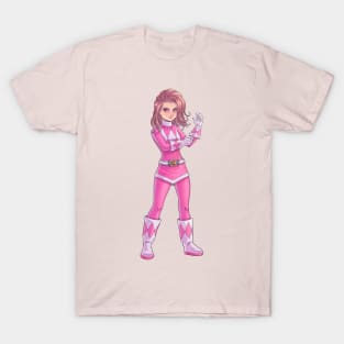 Rangers U Pink Ranger Women's Premium T-Shirt – Pop Up Tee