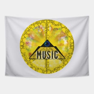 Music Burst Tapestry