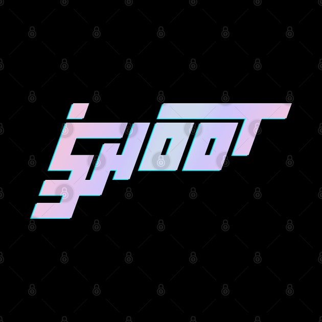 Shoot - Cyberpunk Logotype Style by TegarBD