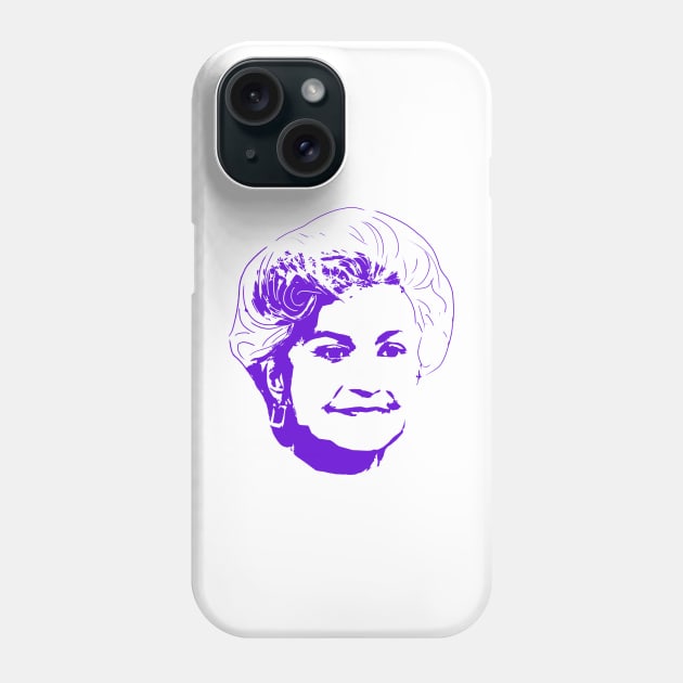 Dorothy Zbornak Otentication Phone Case by SIMPLE SKETCH