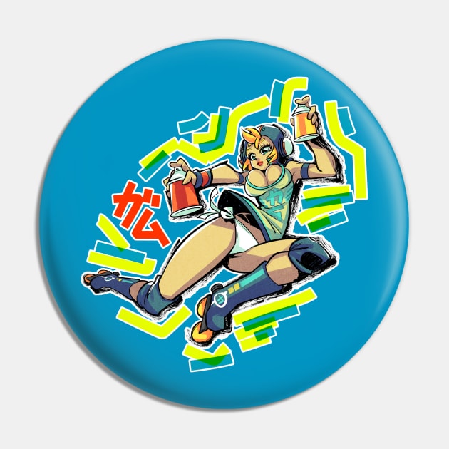 Jet Set Radio : Gum Pin by Rafchu