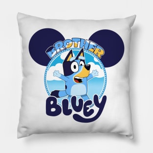 Bluey and Bingo Mum Family Birthday Pillow