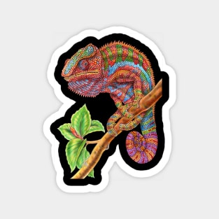 Panther Chameleon Magnet