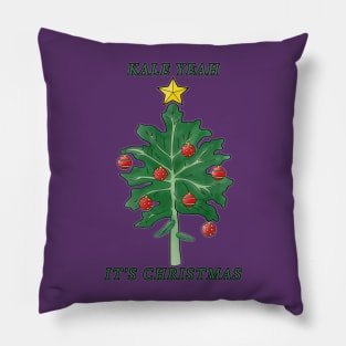 Kale Yeah It's Christmas Pillow