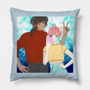 Ram and Mouse Boyfriends Pillow