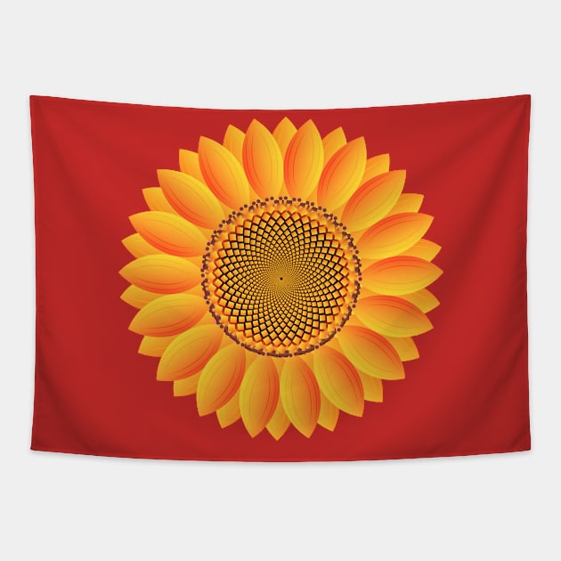 sunflower Tapestry by bratshirt