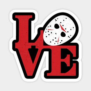 LOVE Friday the 13th Magnet