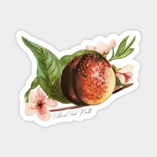 National Peach Month Magnet