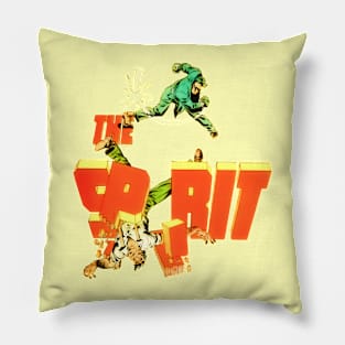 The Spirit Lucha contra el Crimen Puñetazo Acción Comic Pillow