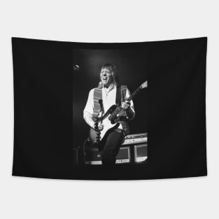 Robin Trower BW Photograph Tapestry