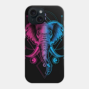 Elephant Geometry Phone Case