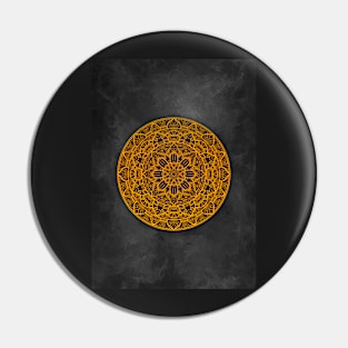 Golden Mandala Pin