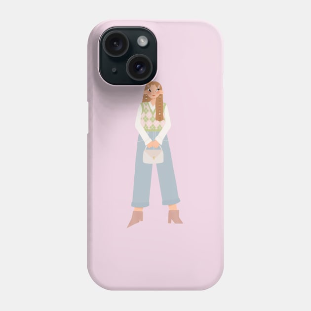 Soft girl Phone Case by Mangayubecik