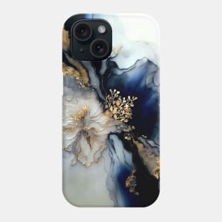 Floral Bliss - Abstract Alcohol Ink Resin Art Phone Case