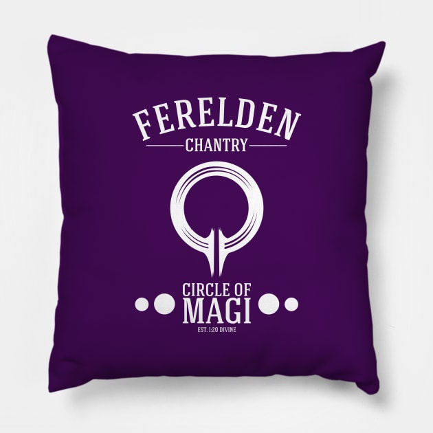 Dragon Age: Circle of Magi Pillow by firlachiel