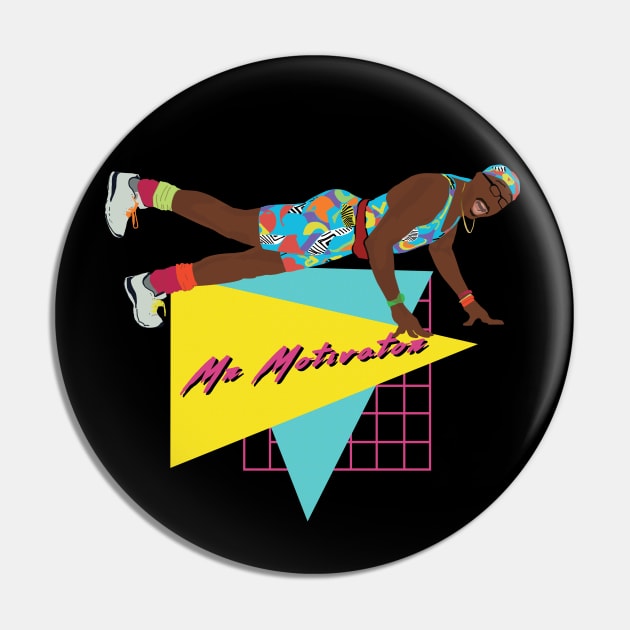 Mr Motivator 90s Throwback Pin by NostalgiaUltra