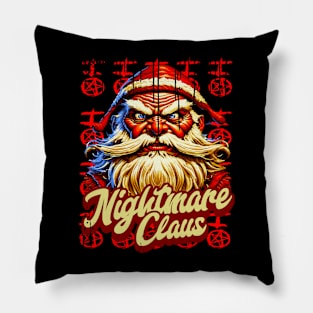 Nightmare Claus Santa Claus Pagan Pillow