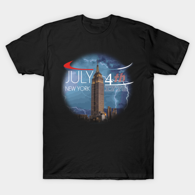 Discover New York July 4th 1776 - Columbus Day - T-Shirt