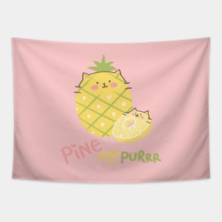 Pineappurr by TomeTamo Tapestry